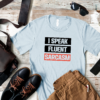 Skyblue Meni speak fluent sarcasm