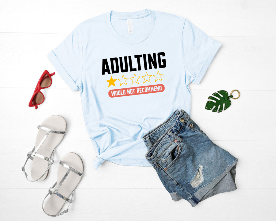 Skyblue Women adulting would not recommend