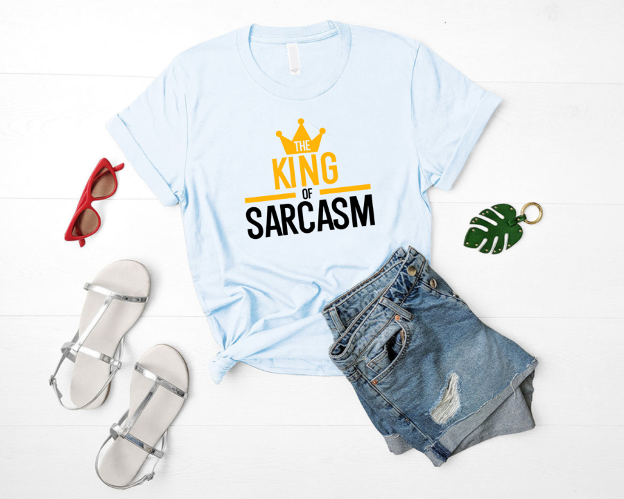 Skyblue Women the king of sarcasm